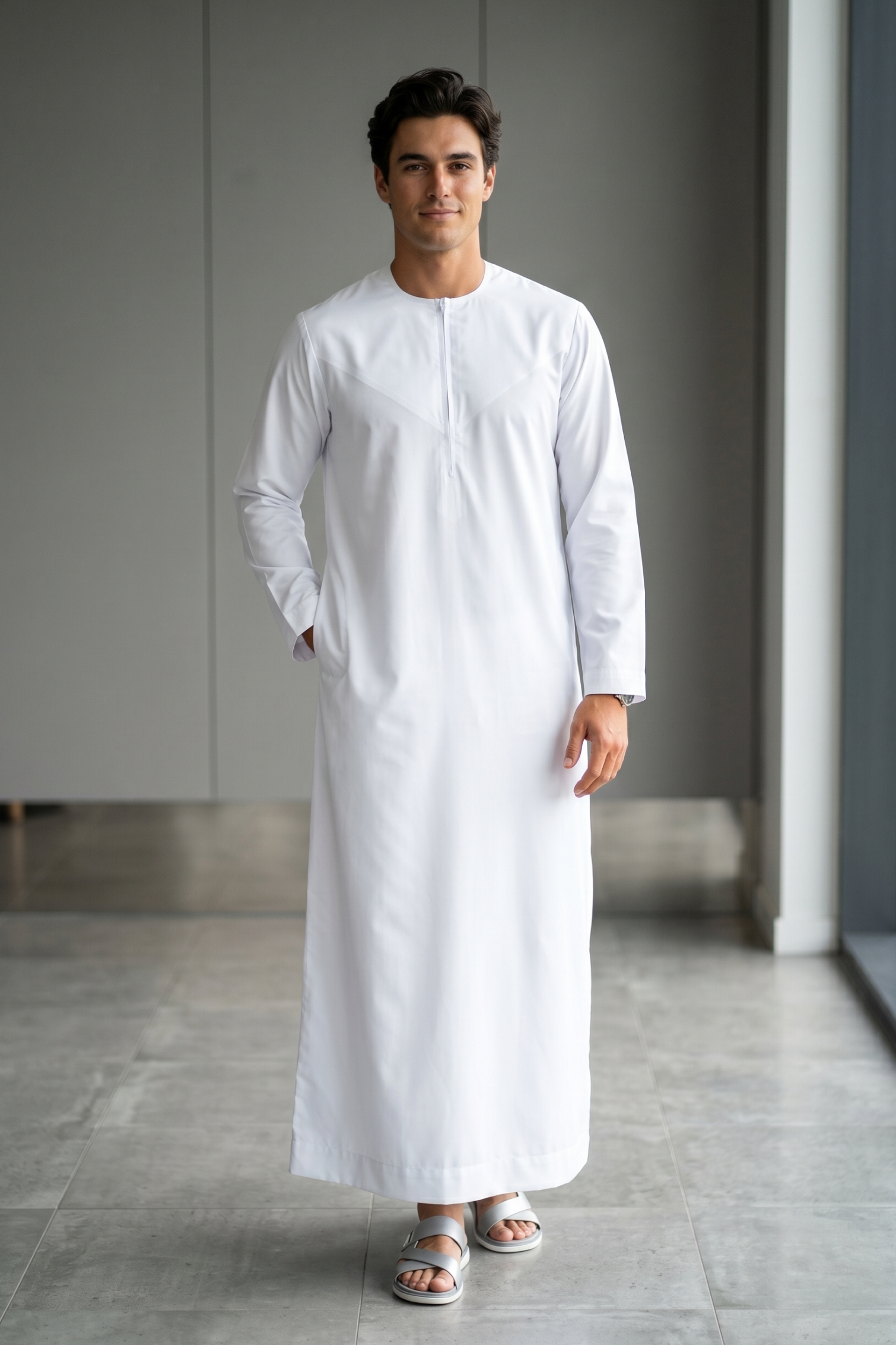 Emirati Thobe - White
