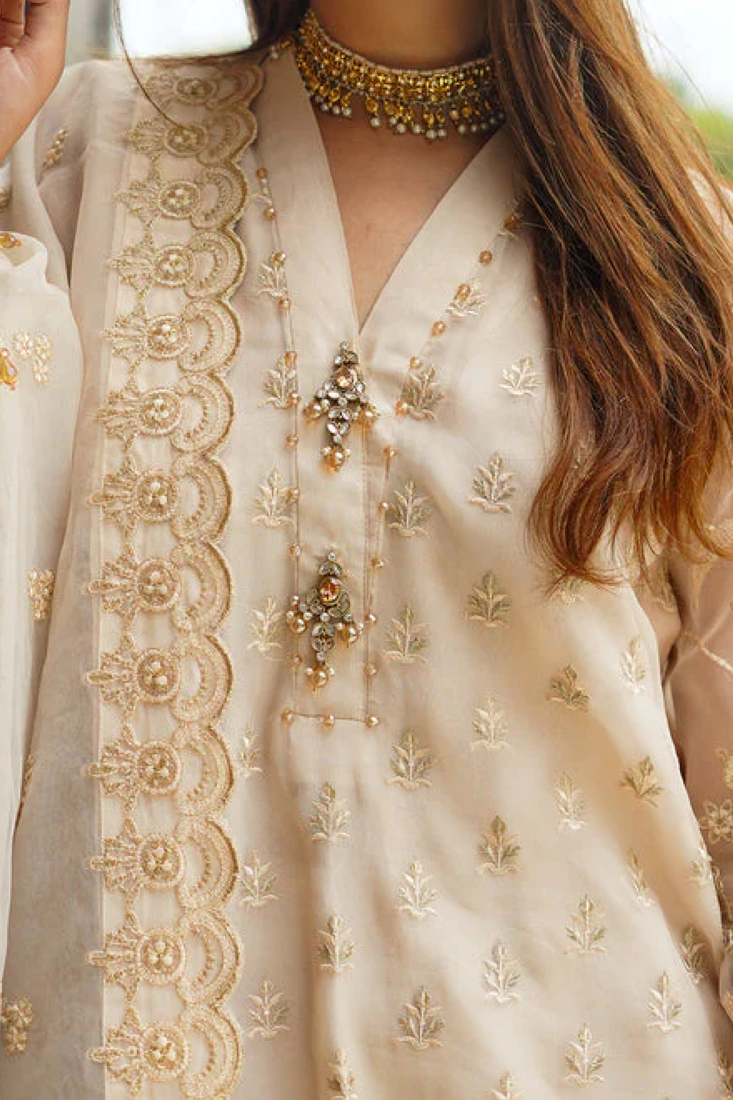 Aqua Skin - 3PC Embroidered