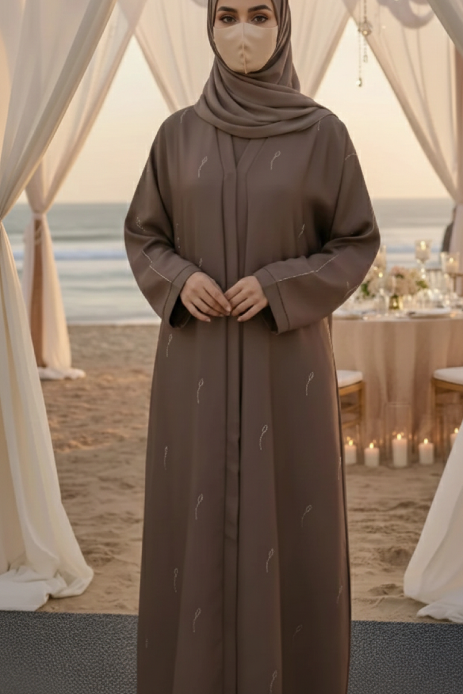 Brown Muse Abaya
