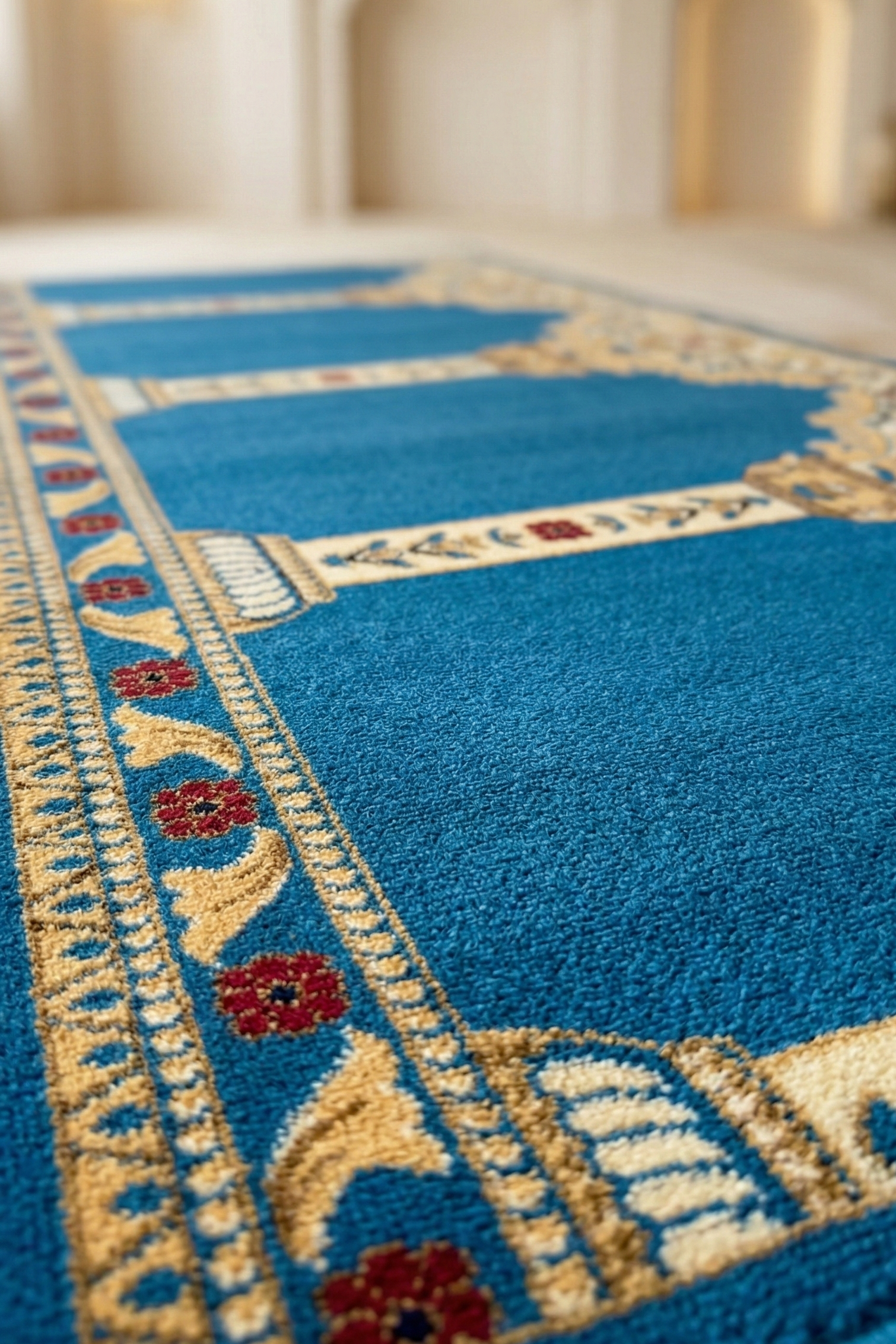 Premium Prayer Mats - Mineral Blue