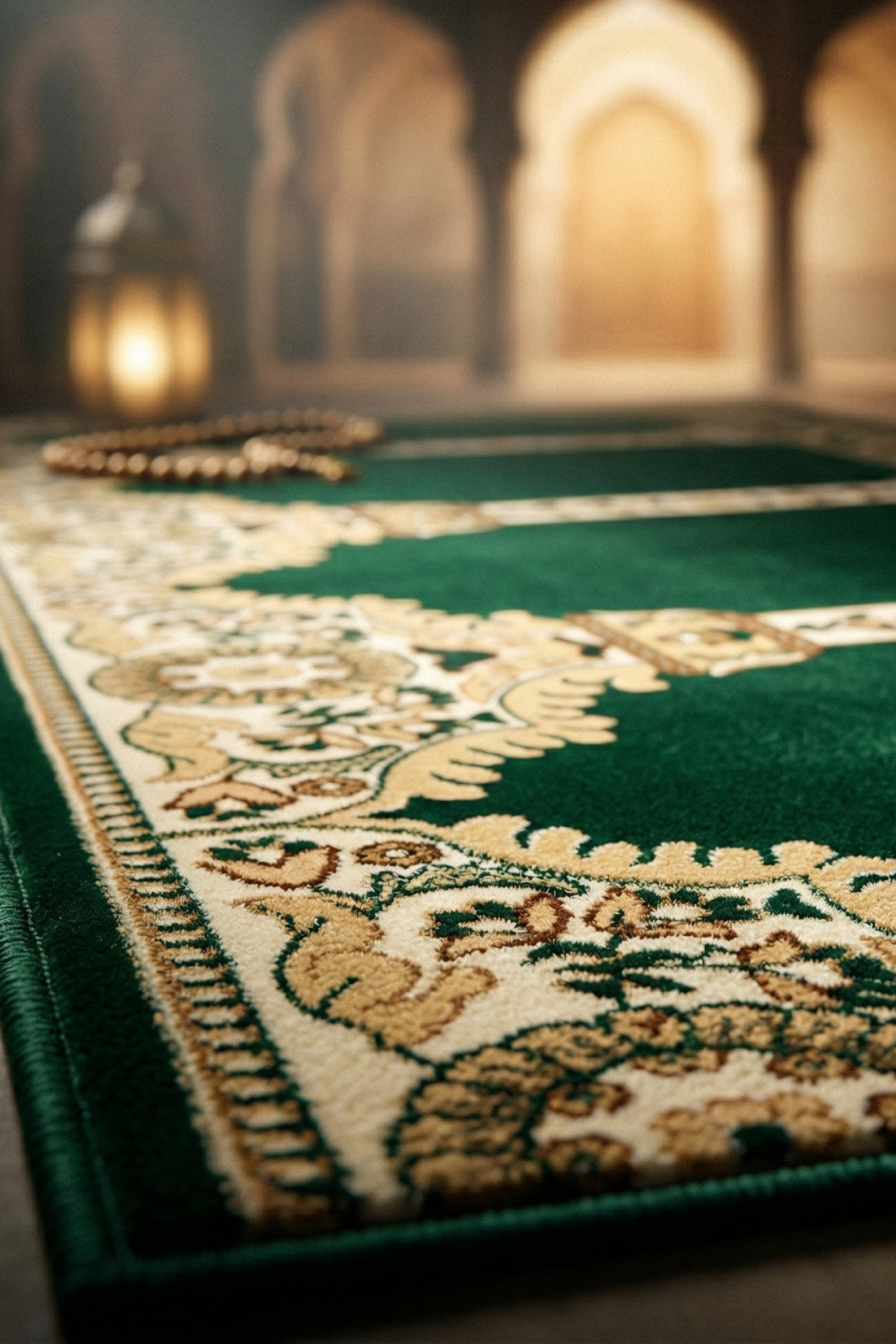 Premium Prayer Mats - Tartan Green