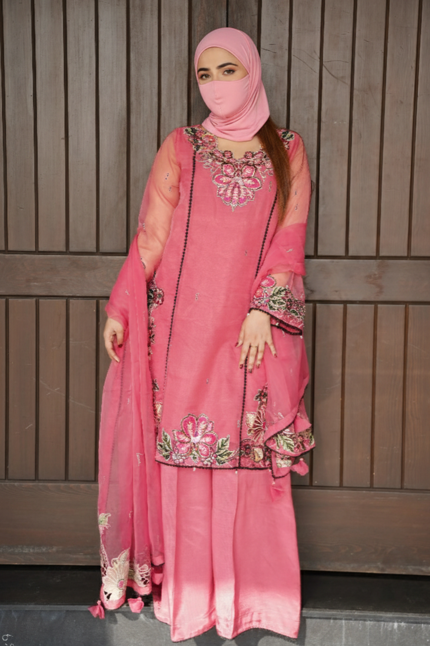 MEHAK - 3 PCS - Embroidered