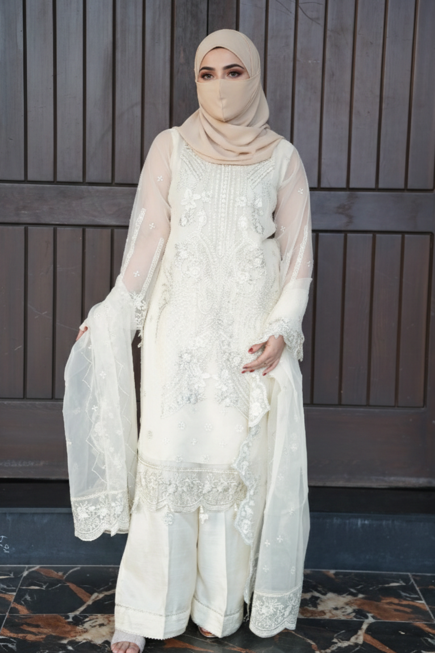 PEARL - 3 PCS - Embroidered