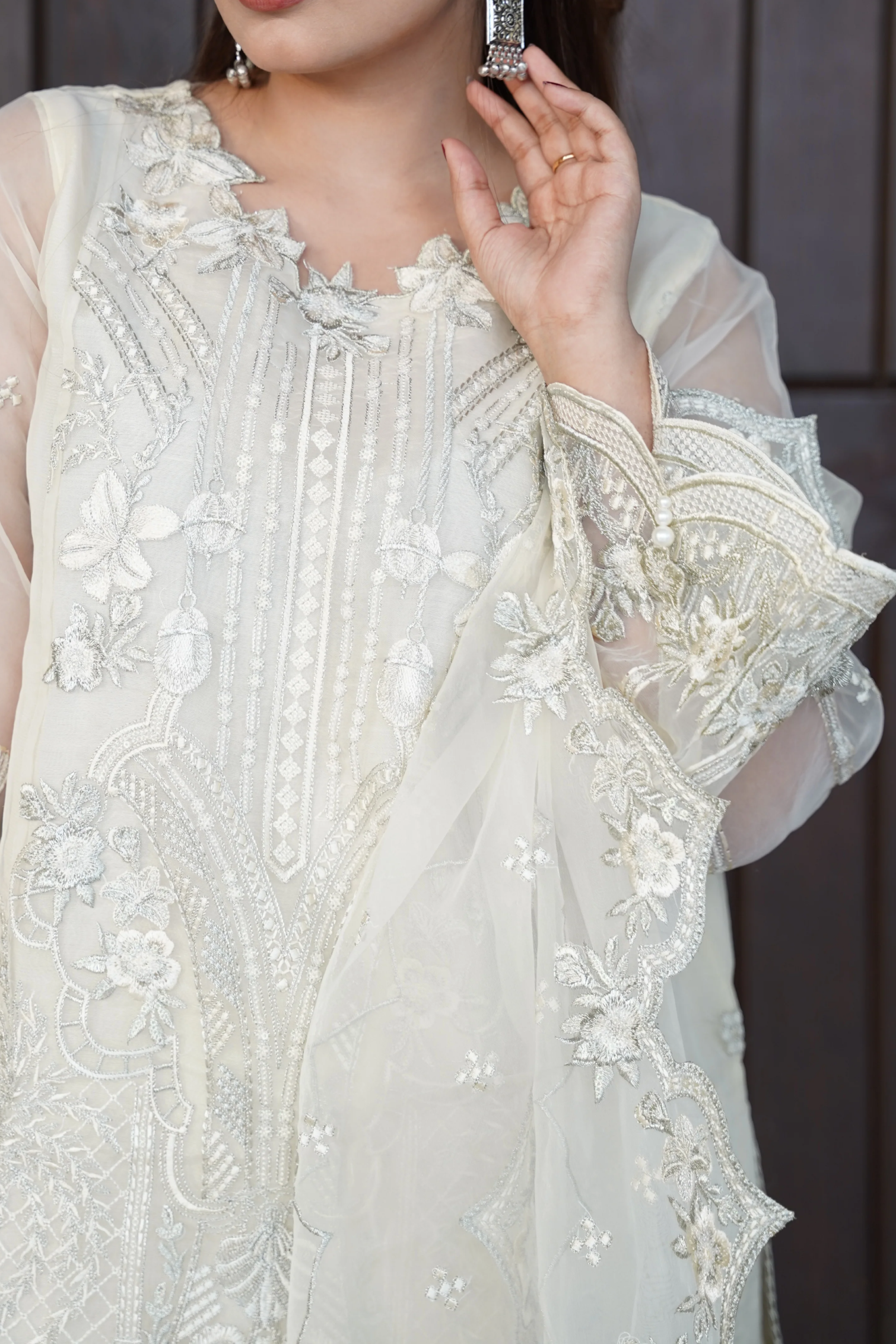 PEARL - 3 PCS - Embroidered