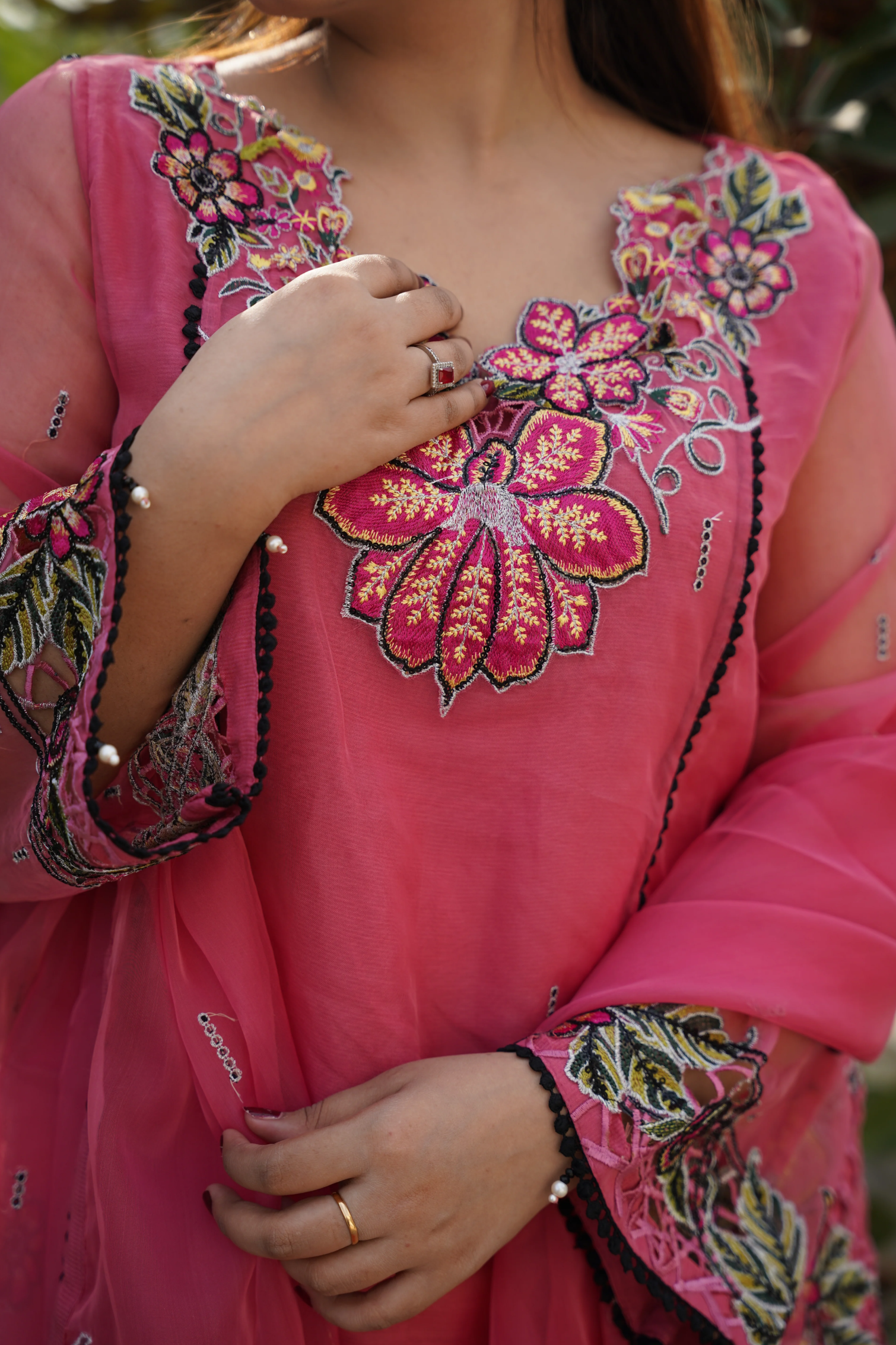 MEHAK - 3 PCS - Embroidered