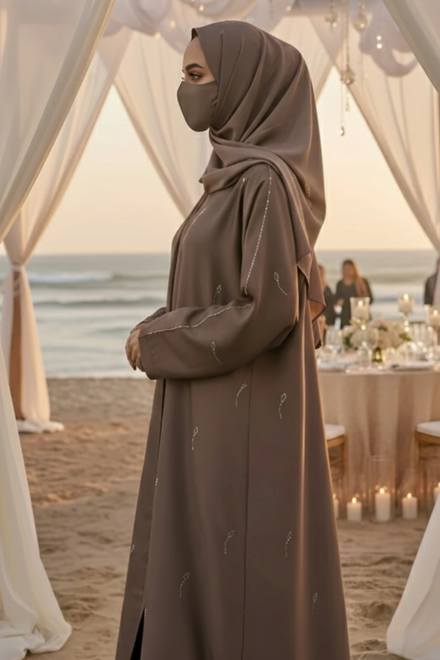 Brown Muse Abaya