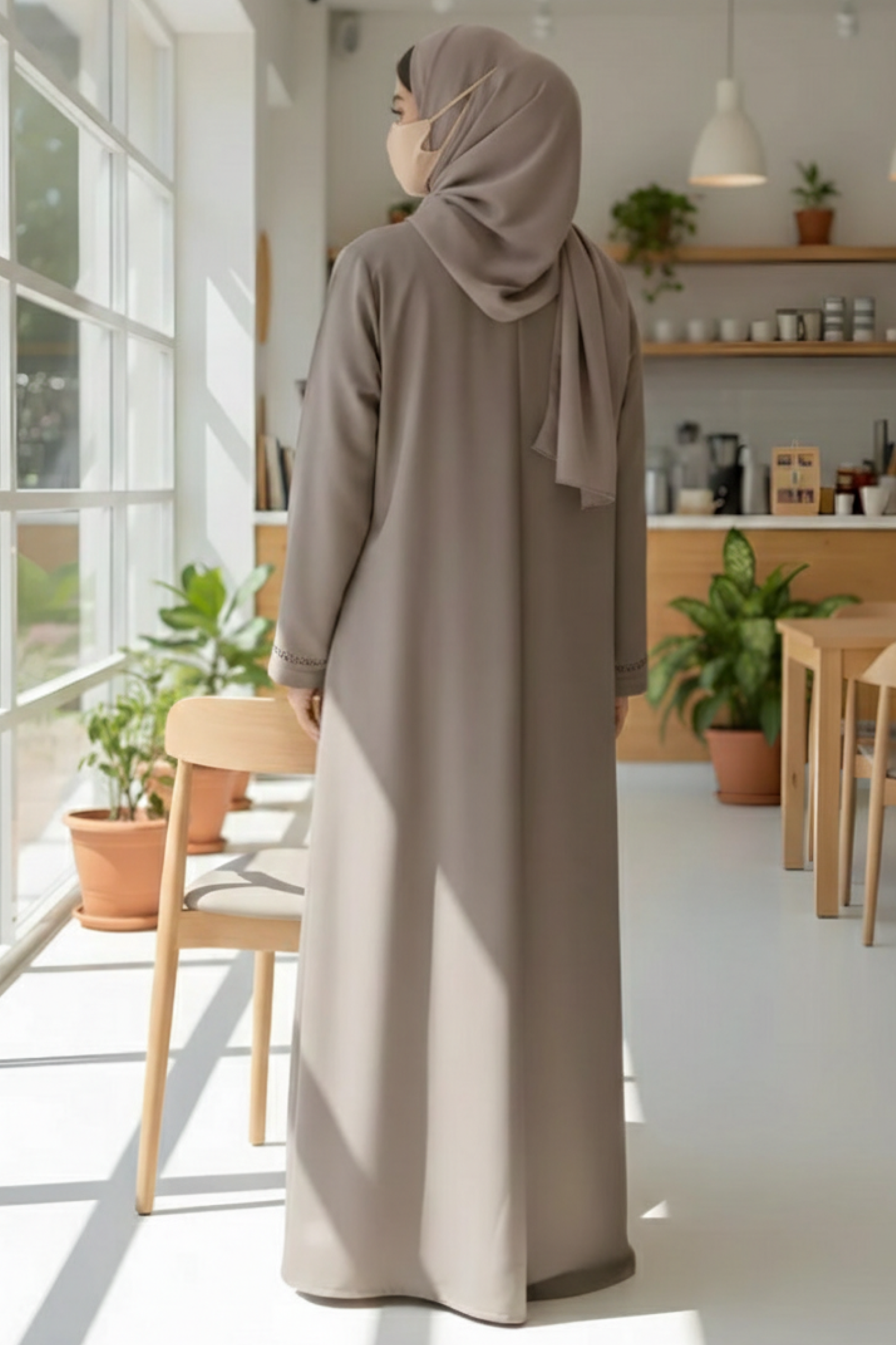 Coffee Glow Abaya