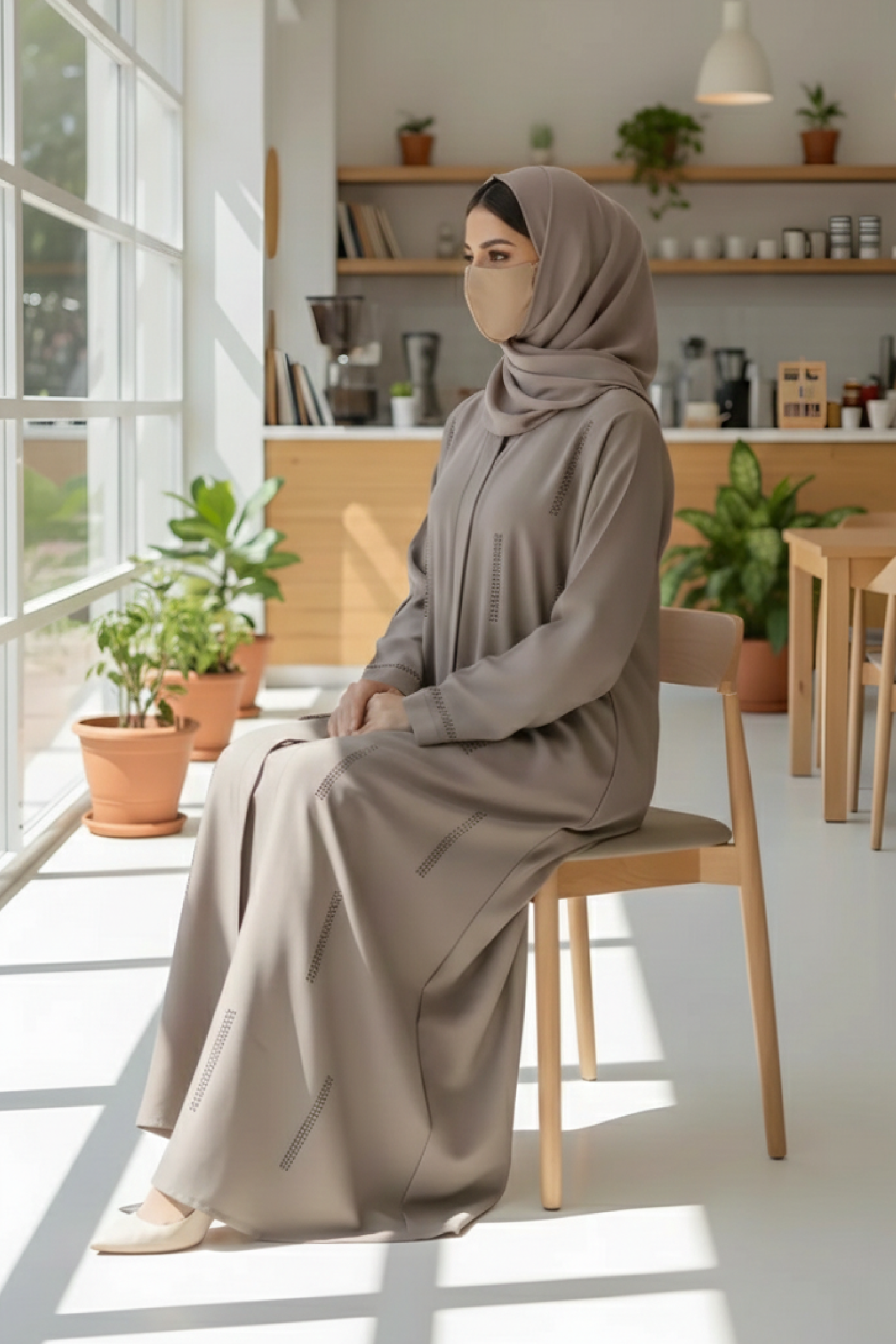 Coffee Glow Abaya