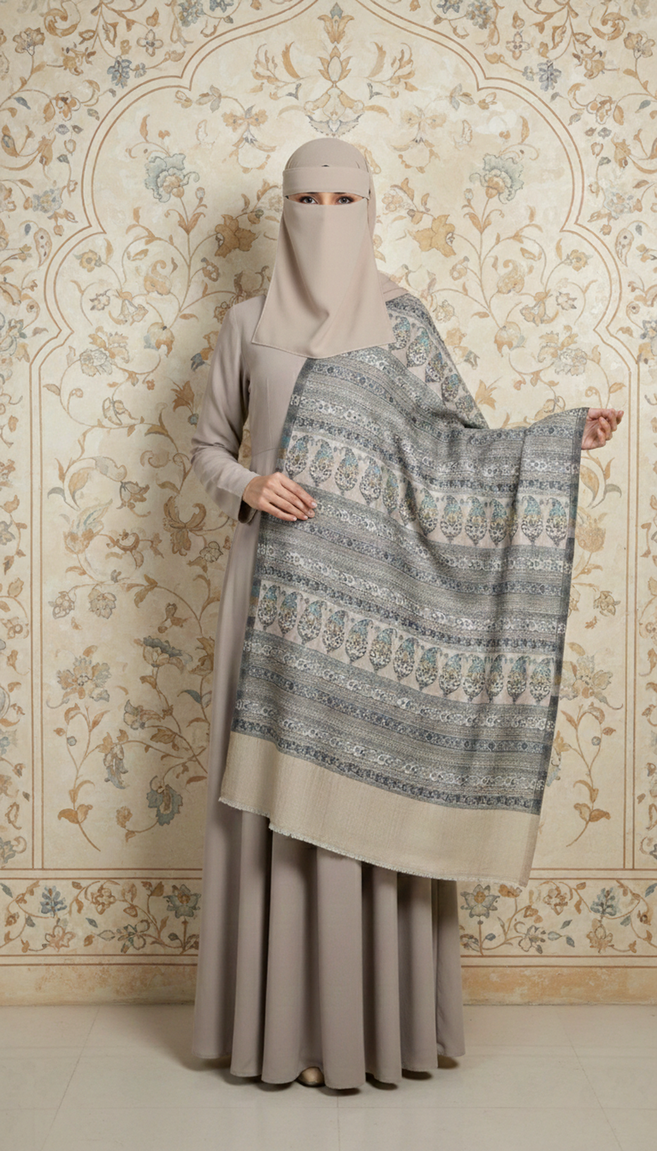 Stripe Kani Shawl